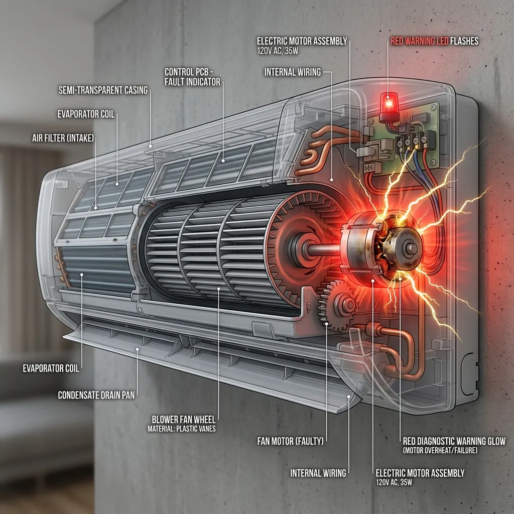 Nguyên nhân chi tiết gây lỗi a6 điều hòa daikin ftkb35wavmv