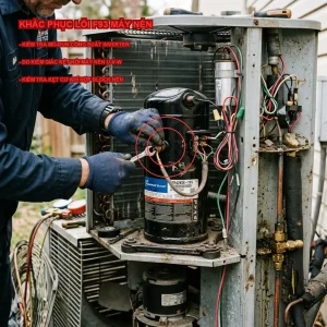 Khắc phục lỗi F93 block máy nén phát dòng bất thường điều hòa Panasonic U9XKH