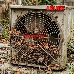 Nguyên nhân và cách xử lý lỗi H97 quạt dàn nóng điều hòa Panasonic XPU12XKH