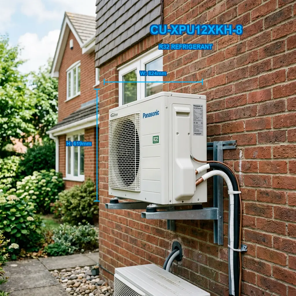Nguyên nhân và cách xử lý lỗi H97 quạt dàn nóng điều hòa Panasonic XPU12XKH 2 Thông số kỹ thuật dàn nóng điều hòa Panasonic XPU12XKH-8